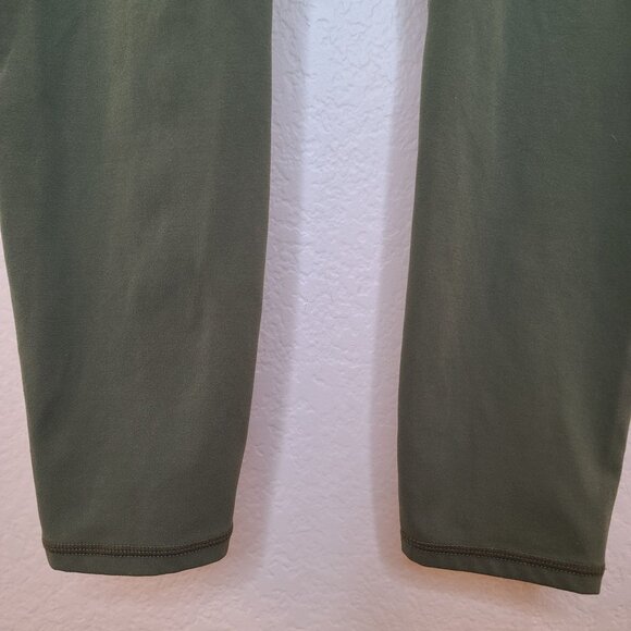 Yunoga Leggings Womens Medium Green Skinny 7/8 Length Gym Workout Yoga Ladies - Picture 8 of 12